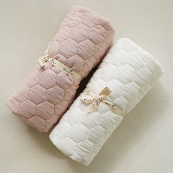 Set of 2 Quilted love blankets