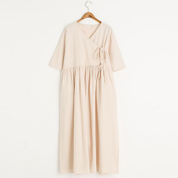 Masara- the front tie maternity dress